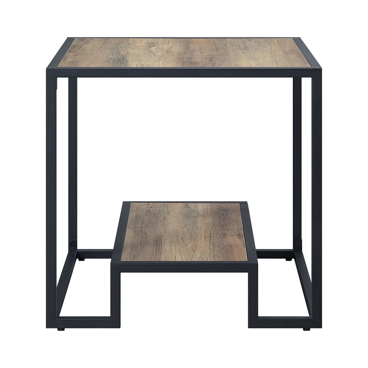 Black Rustic ACME & Table End in LV00886 Finish Idella Oak
