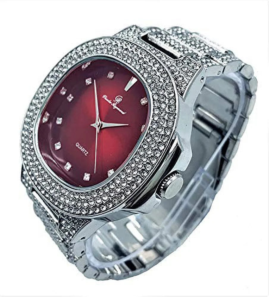 Red) Bling'ed Flaunt Watch The Blood and Hop for His&Hers King Floor Power Hip Perfect Set On Couples - Dance Off and (SLV Out Queen to ST10325/ST10364