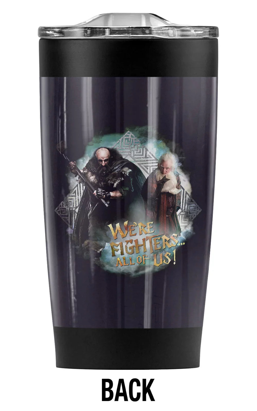 Stainless 20 Are Sliding Fighers Tumbler oz Steel & Great for Wall Hot Beverages Lid Travel Leakproof Coffee Double Insulated | The Hobbit/We and Cold Vacuum Drinks with Mug/Cup,