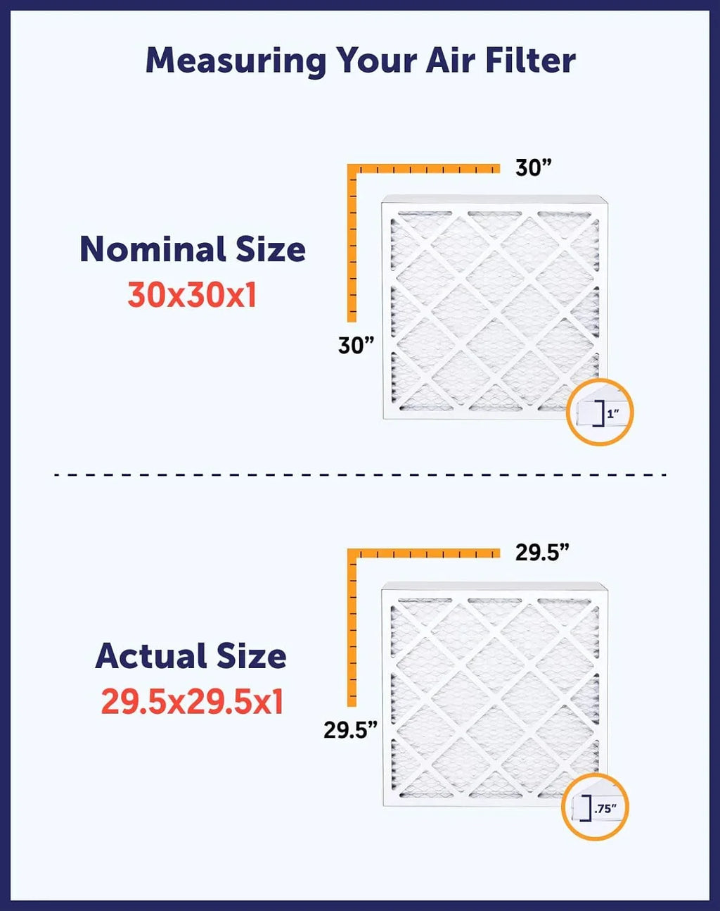 38.5 Pleated x 63 IN Air MERV 4-PACK Furnace A/C USA MADE 38.5x63x1 | Filter | 8 | Actual | King Filters Size: x .75" Filter HVAC