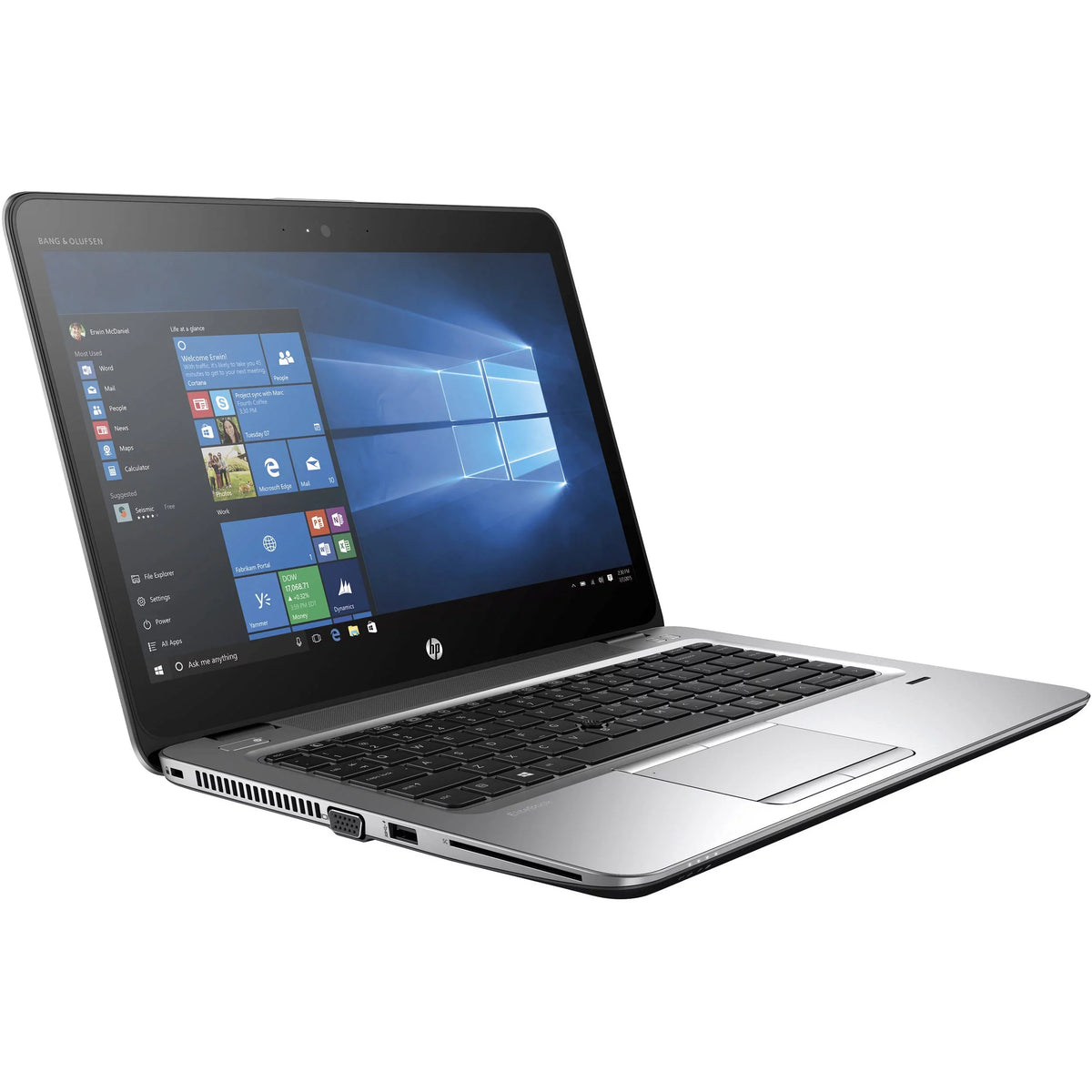 2.40 G3 GB Pro HP Touch 10 Intel Windows (Refurbished) 840 GHz i5 Restored GB SSD 14" 256 16 Elitebook Laptop Core