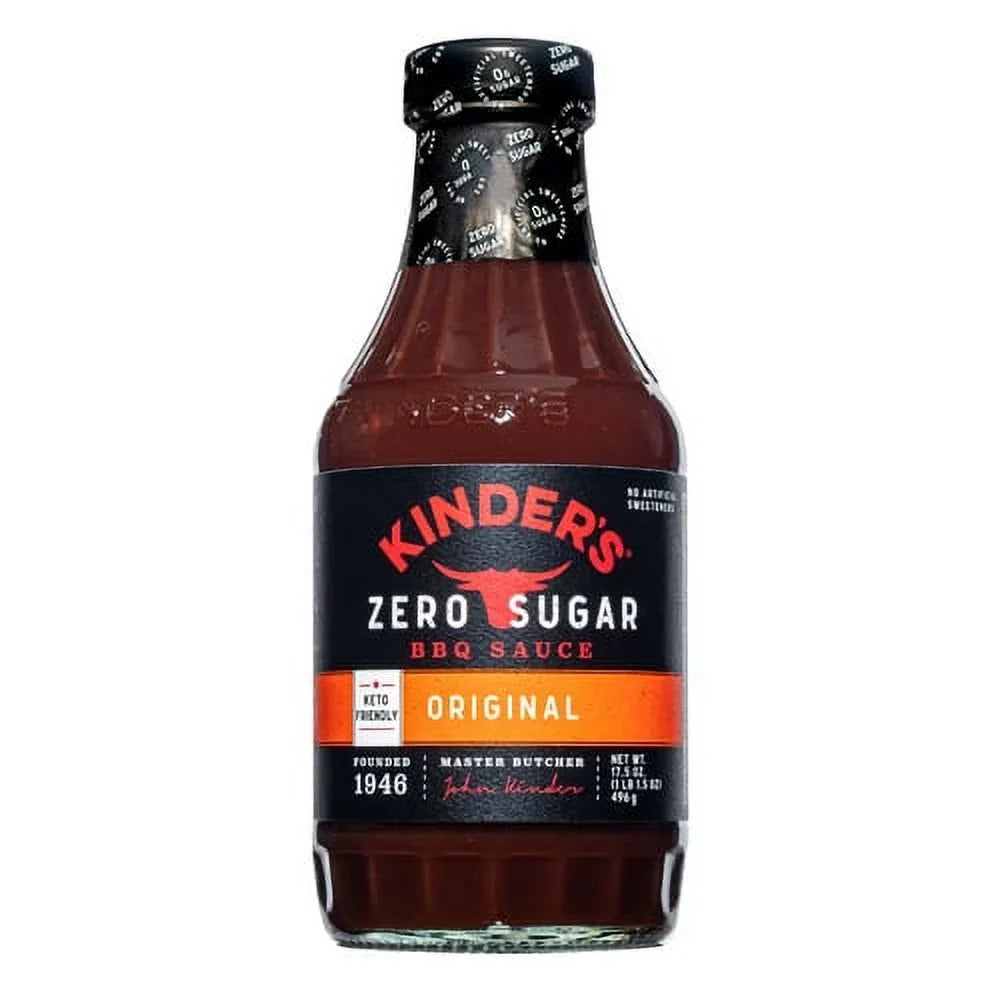 oz Sauce, Sugar Pack 17.5 Original Barbeque Kinder's Of 6 Zero