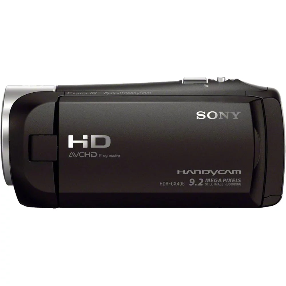 More Recording with Memory Charger, Handycam Bag, AC/DC and Pack, MicroSDHC Deluxe Video CX405 Card, Sony HDRCX405 Battery Cable, 32GB Camcorder HDR-CX405 HDMI Bundle