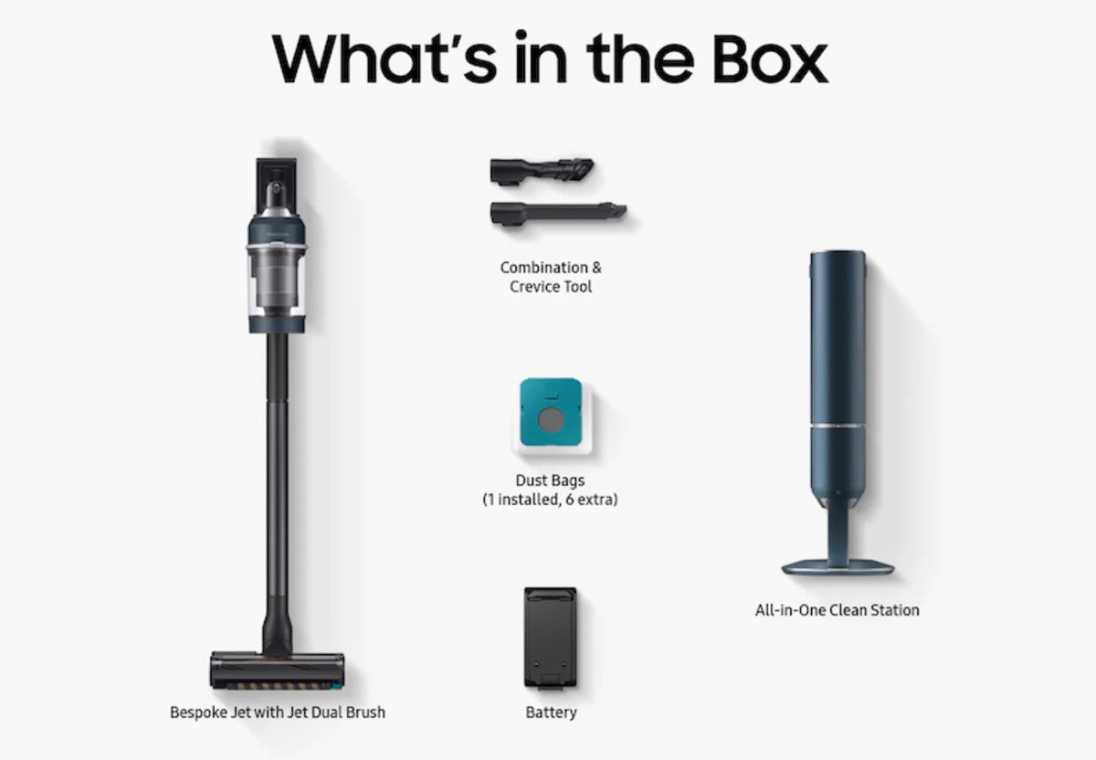 Certified Station Bespoke Cordless Clean Restored - Samsung Stick Refurbished Blue Vacuume Jet with VS20A9580VB/AA-RB