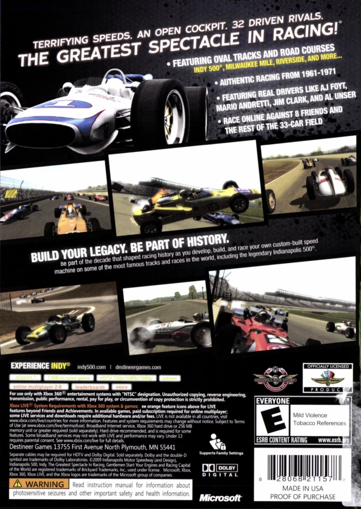 Xbox - 360 500 Evolution Indianapolis