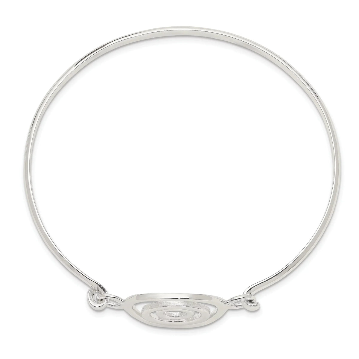 Bangle Bracelet Sterling Finejewelers Mutli-circle FJC Silver