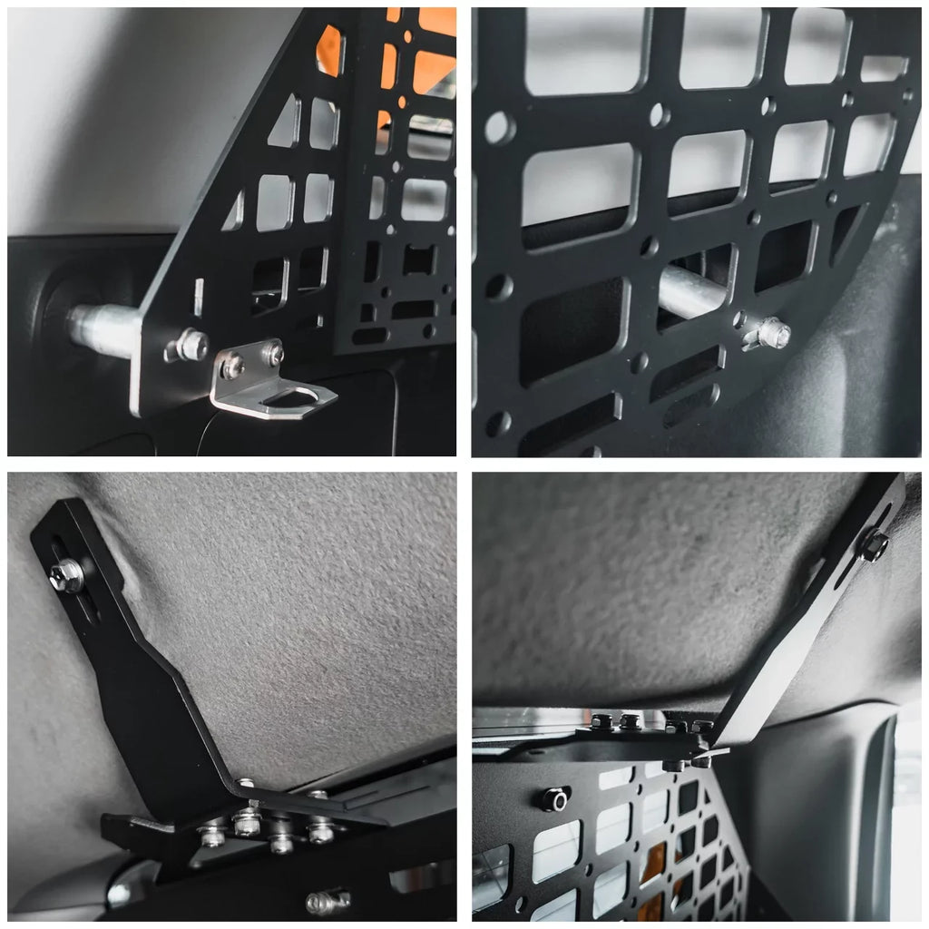 Black BAKOD Storage MSW100 Set Molle Shelf Toyota MSPS100 Window 4Runner 2010-2023 for Panel