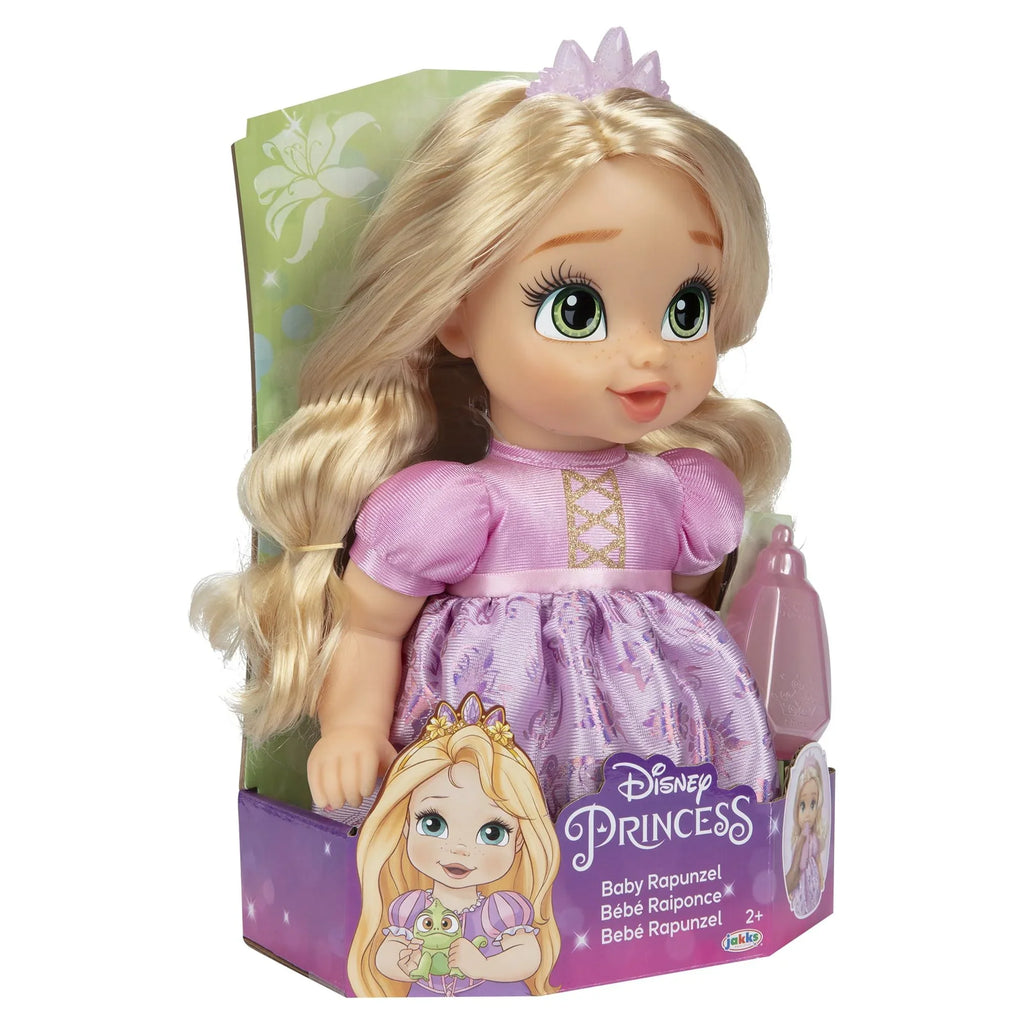 inch Disney 8 and Doll Bottle Rapunzel Baby Children Ages Tiara 2+ Deluxe Princess Includes for