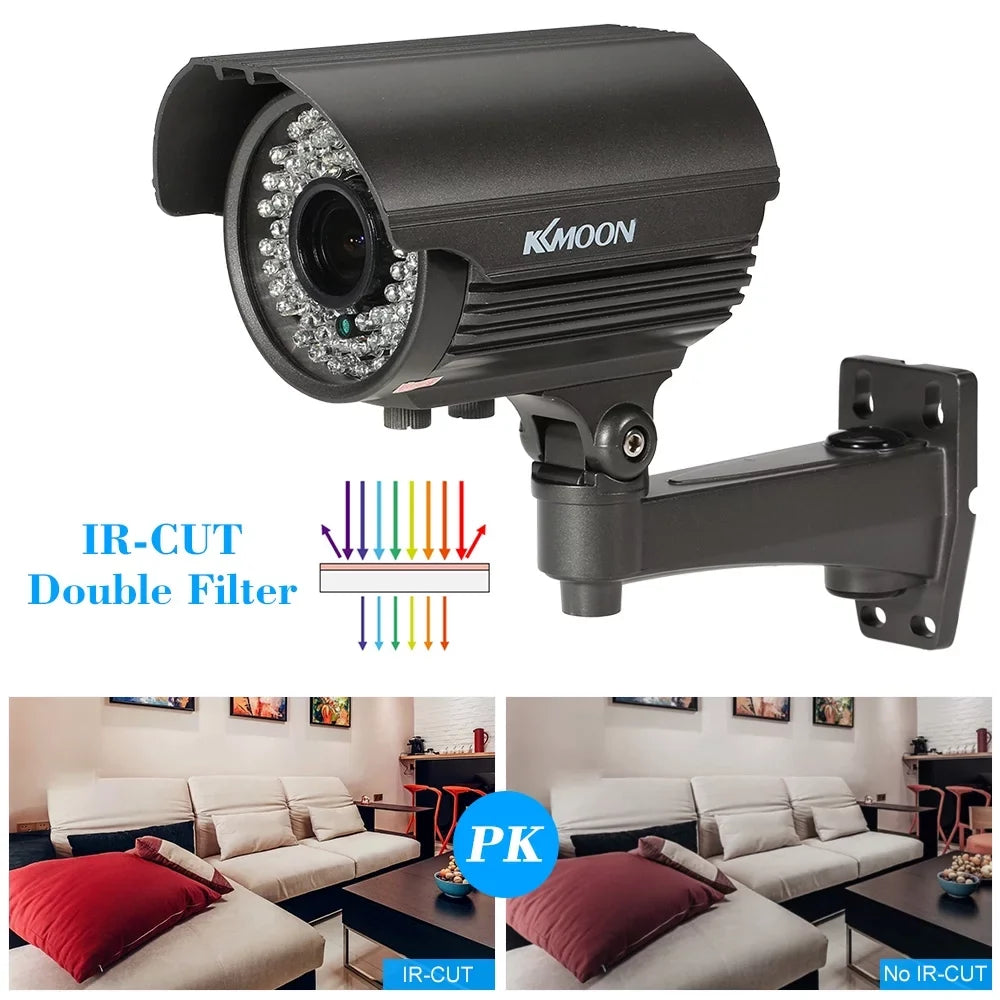 Varifocal AHD Indoor Night Sony LEDs, Lens CCTV 2.0MP, IR Weatherproof, Analog IR-CUT 1/3” 2.8~12mm 72 - System with Use, CMOS Manual Camera 1080P Zoom PAL Vision,