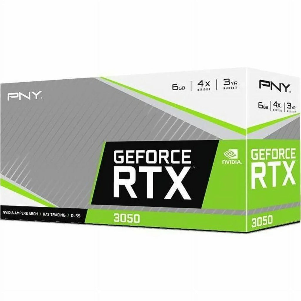 4.0 1 Clock - 1.47 96 Core 4320 - GHz GB DisplayPort 1.04 RTX GeForce Width x8 Express 7680 - - PNY Bus - - x GHz DisplayPort NVIDIA - - HDMI PCI Boost 6 Card bit 3050 x Graphic GDDR6 -