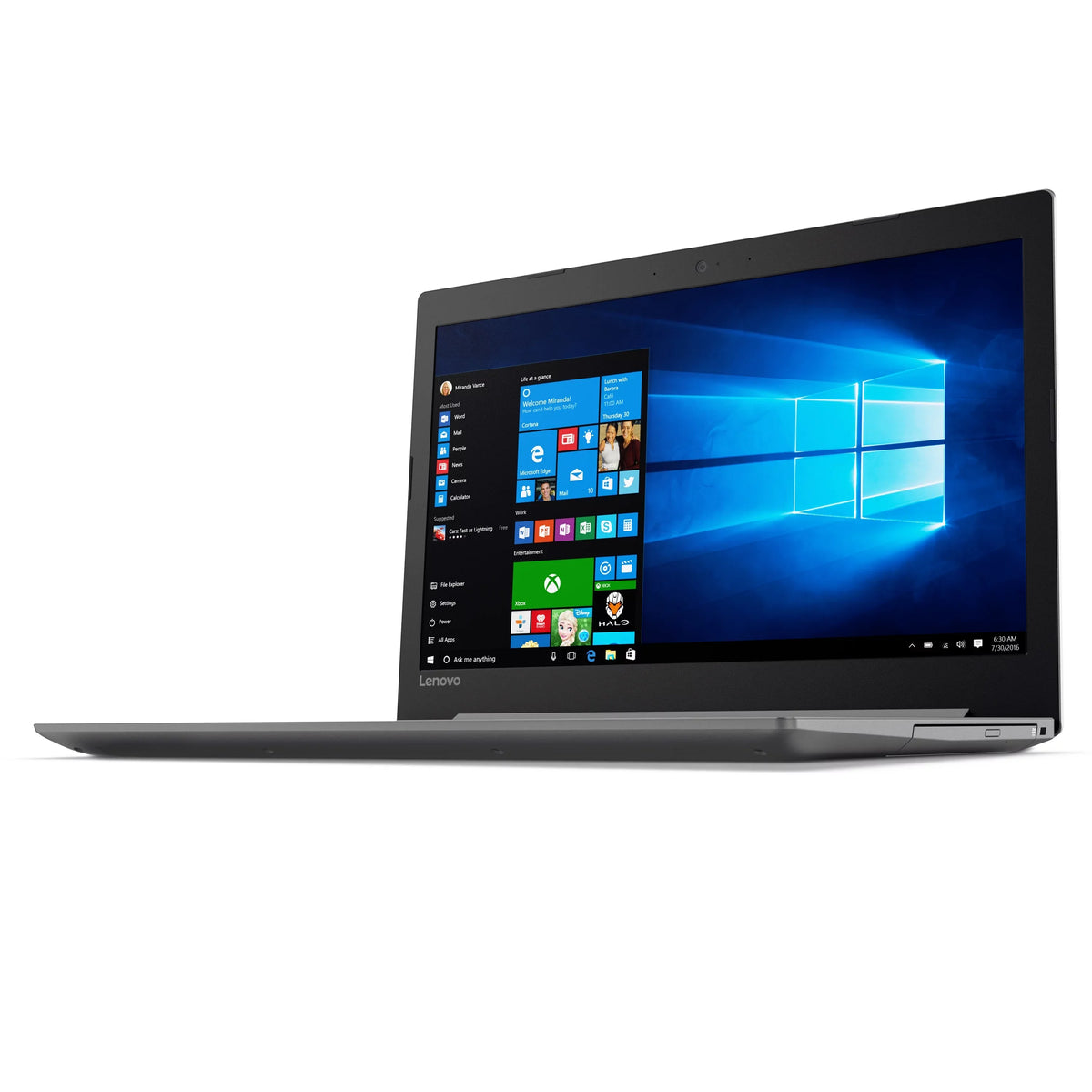 320, HDD, 15.6" 1TB 10, Ideapad Lenovo HD, Platinum A12-9720P, AMD RAM, WIN 8GB Grey