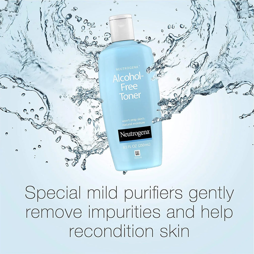 of 3) Neutrogena Toner oz (Pack 8.50 Alcohol-Free