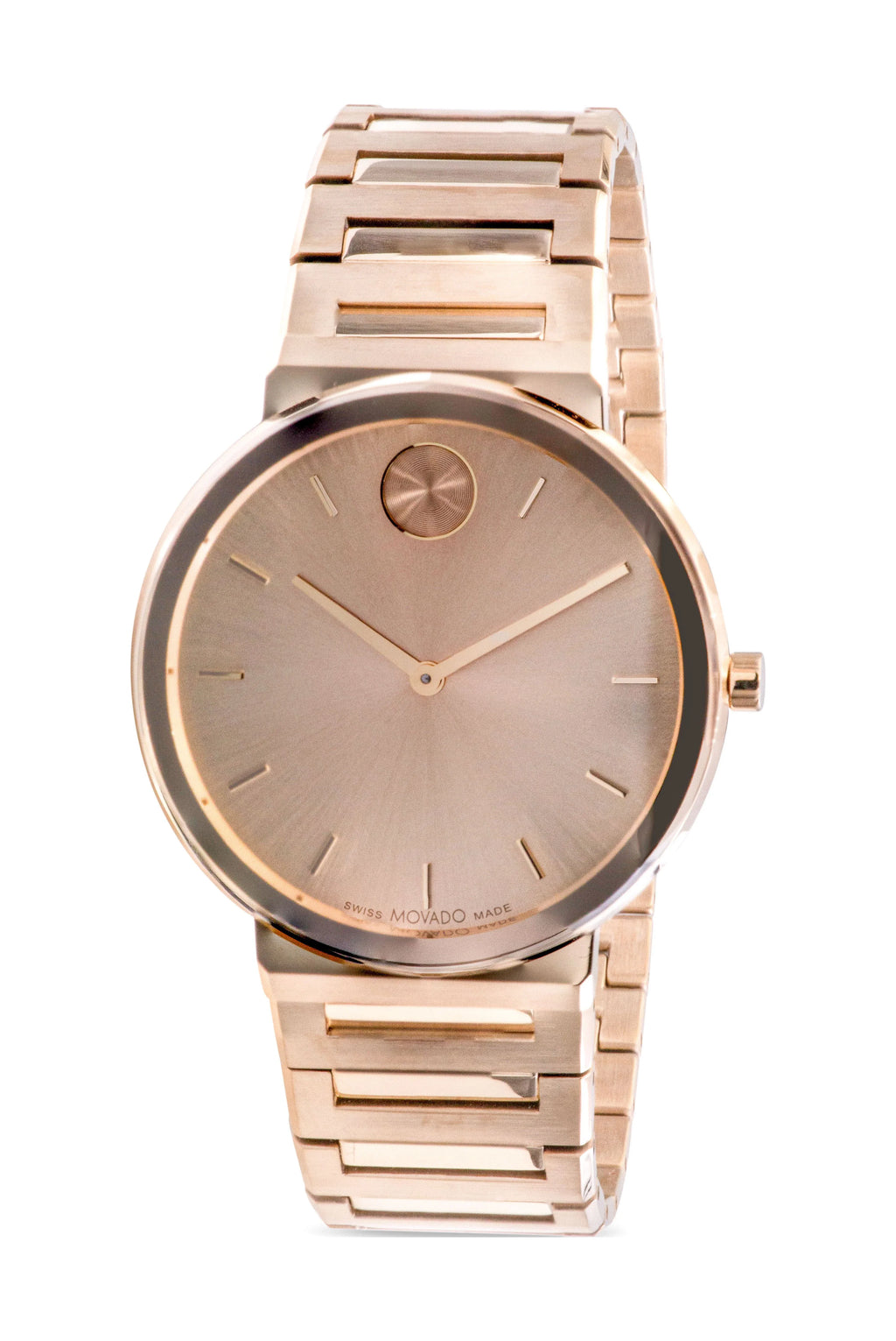 Unisex Movado Bold Gold-Tone Watch 3601081 Horizon