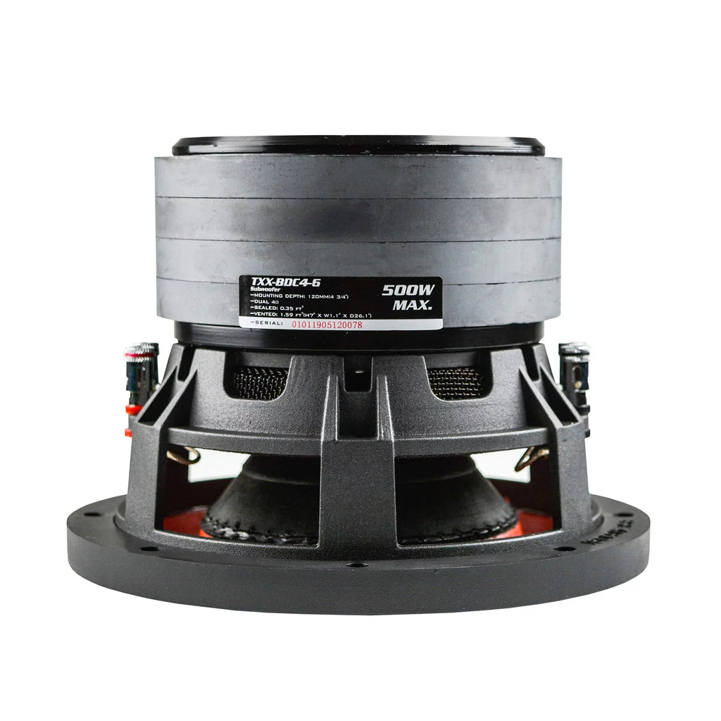 TXXBDC46 Watt Stack Subwoofer 500 Car AudioPipe Quad Inch Audio System 6.5