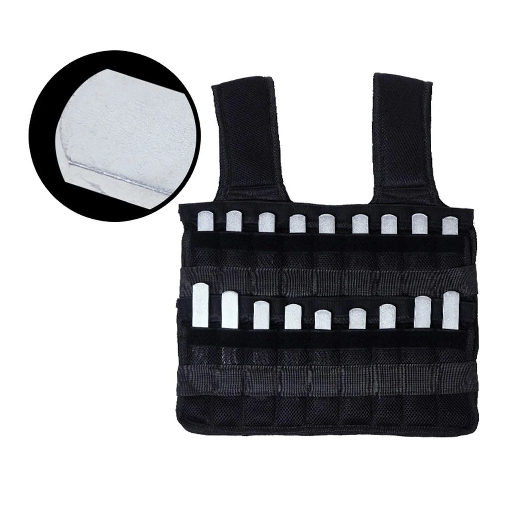 Loading 18 Strength Training Slim Empty Tnarru Sand Fitness Design Gym Exercise Pockets Weighted Vest Vest Boxing Clothing Waistcoat