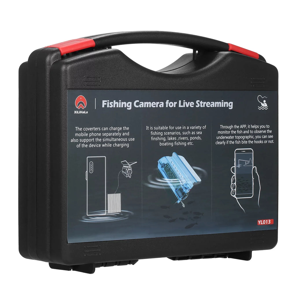 '- Ice for Kayak Boat Live Sea Video Finder Underwater Gofishup 1080P Fishing Dive into Camera Fish Depths with Lake
