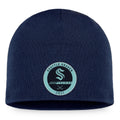 Branded Training Deep Men's Kraken Fanatics OSFA Sea Beanie - Authentic Pro Blue Seattle Camp 2022