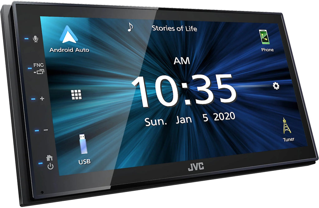 Holder Camera & w/ Monitor+Absolute Magnet CAM900 JVC Phone Rearview Receiver KW-M56BT fixed Multimedia Touchscreen 6.75" Digital
