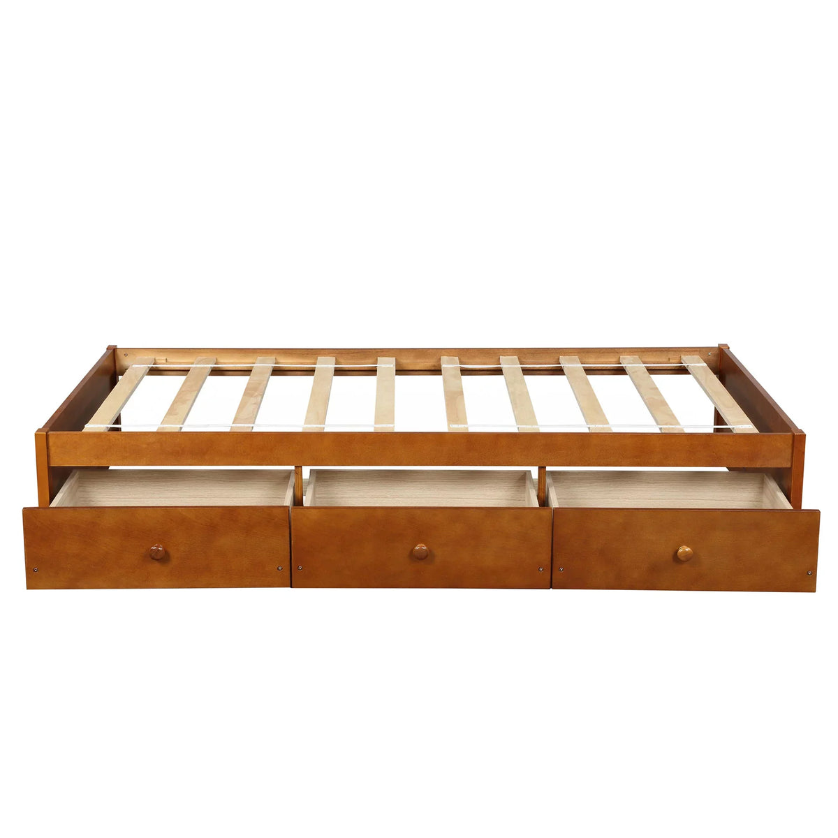 Twin Oris - Bed Size Oak Wooden Platform
