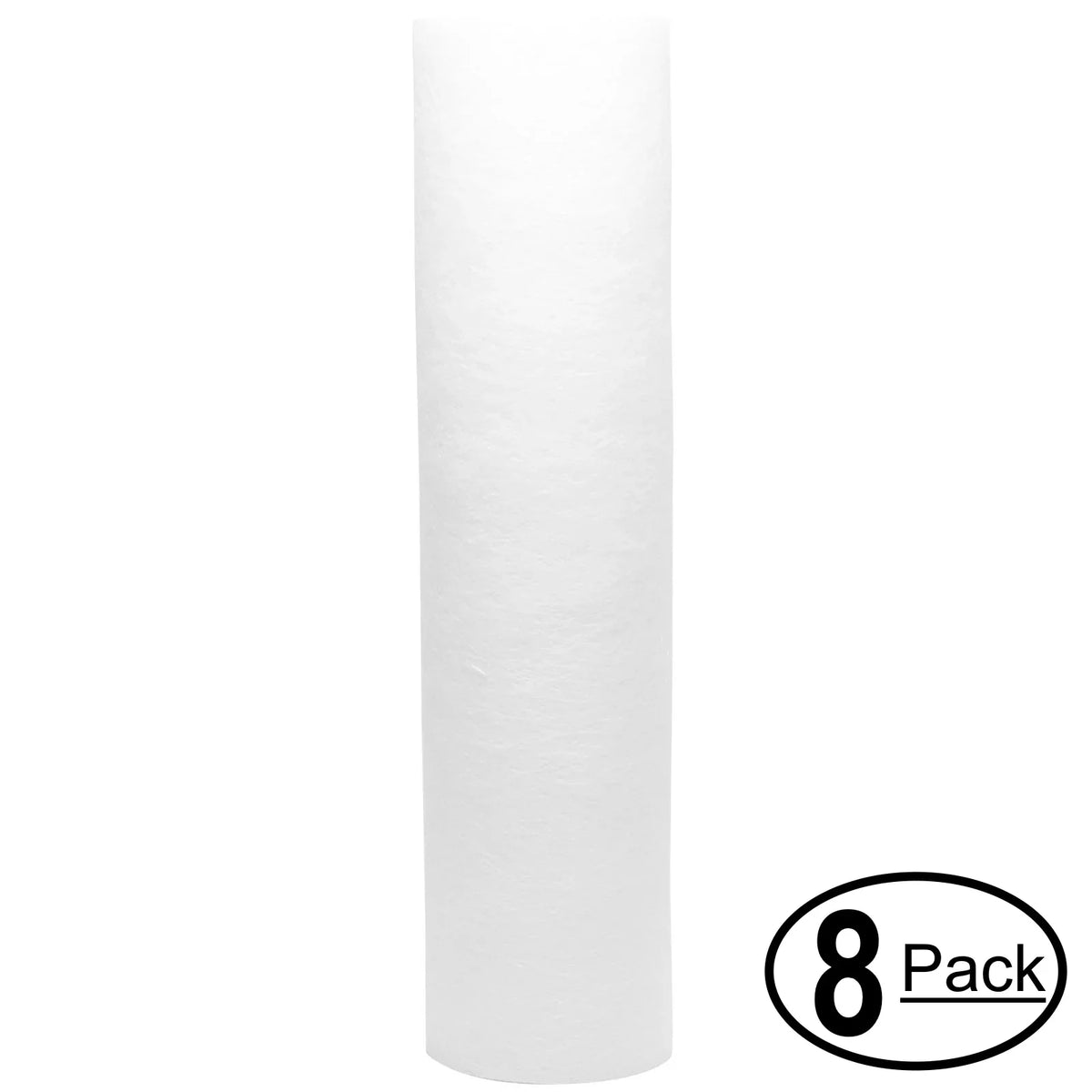 '- Sediment CRYSTAL Quest Pure Denali 10-inch 5-Micron Mega - Filter Replacement for Crystal Brand CQE-CT-00111 Universal QUEST Filter Polypropylene system Cartridge 8-Pack for Triple
