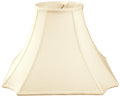 Shade Cut Square Inverted Corner Designs Eggshell 10" Royal Lamp