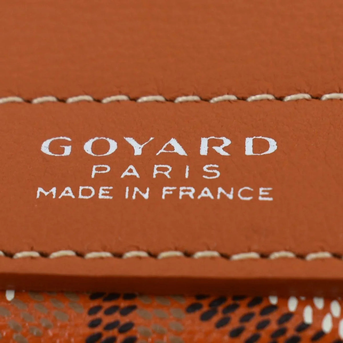 Bag GOYARD Canvas Rouette Orange Shoulder Soft Pre-owned
