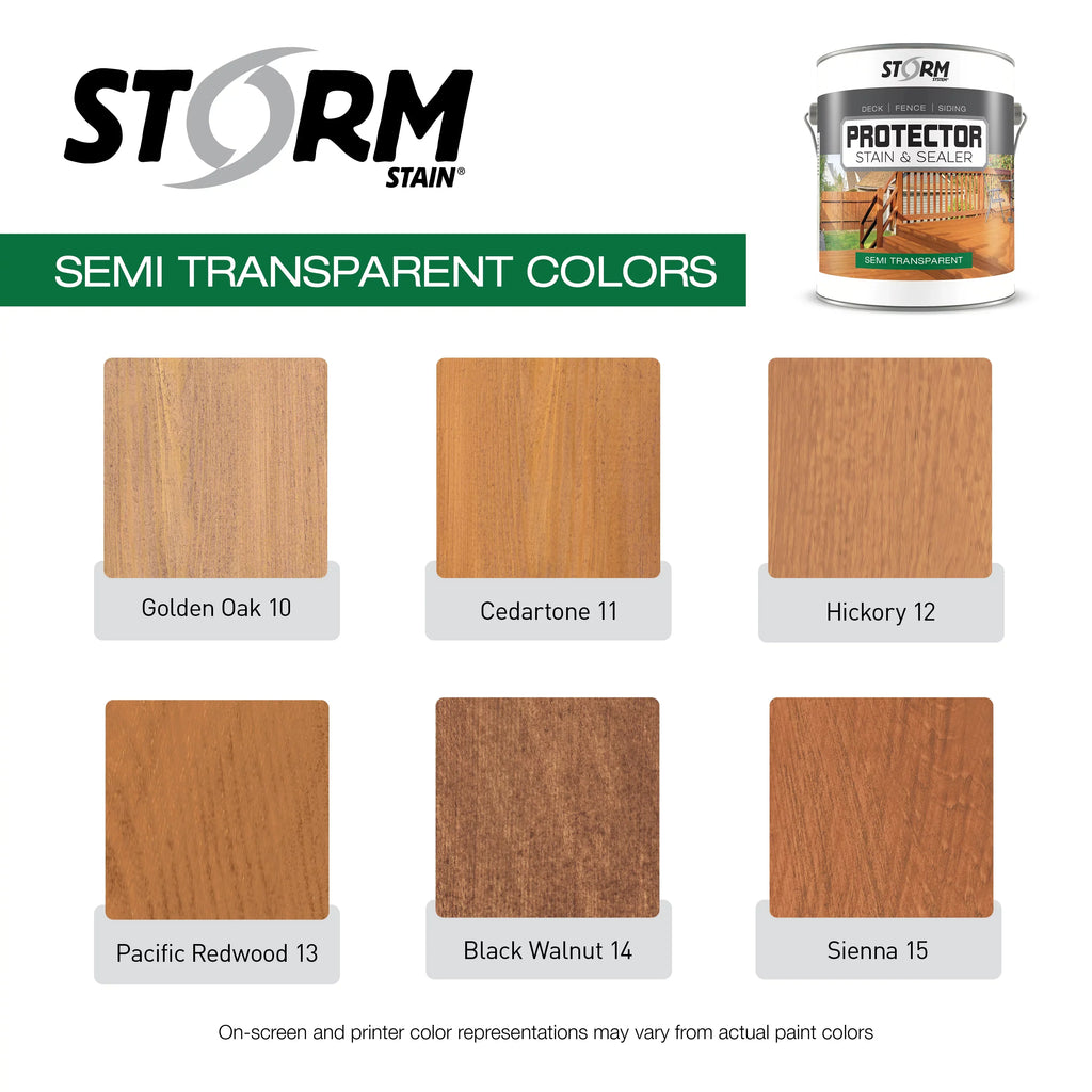Storm System Semi-Transparent and Sealer Stain Protector