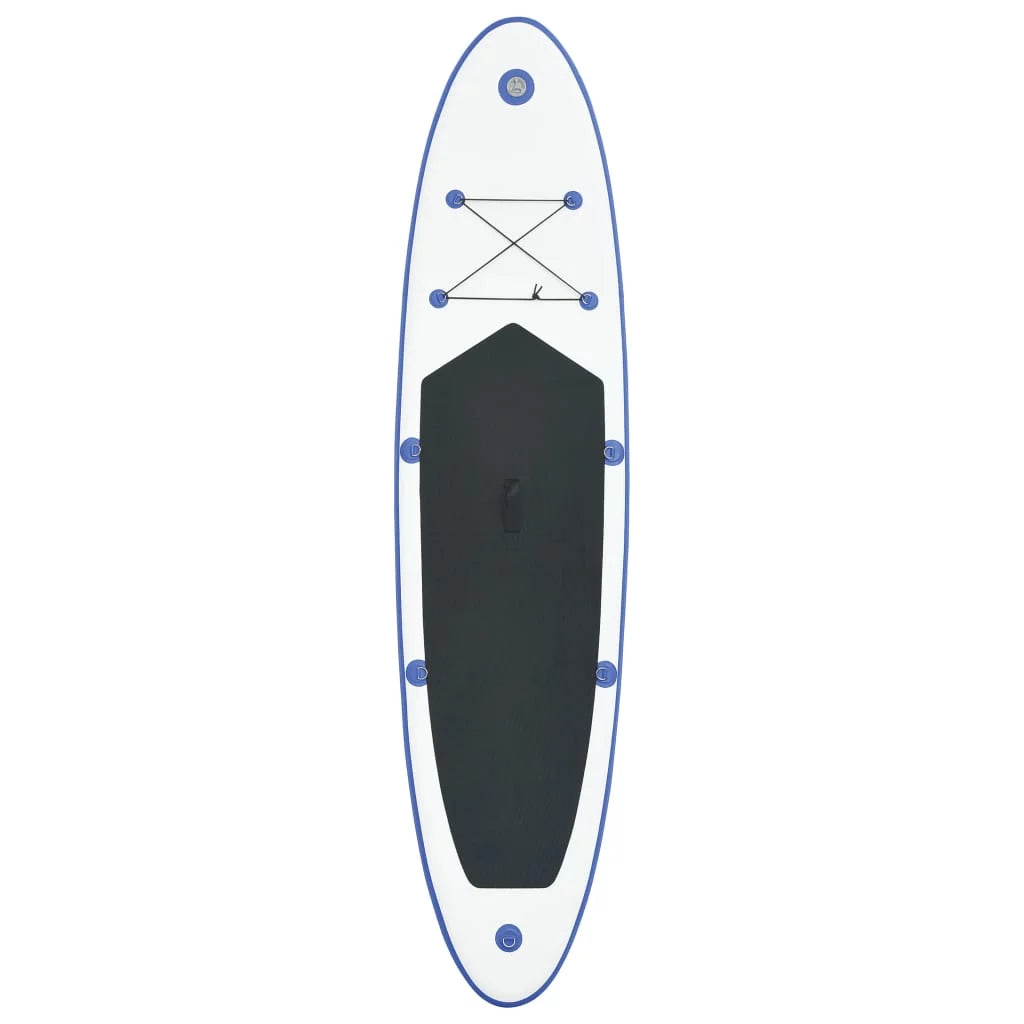 Paddle White Board Blue and SUP Set Stand Inflatable Surfboard Up