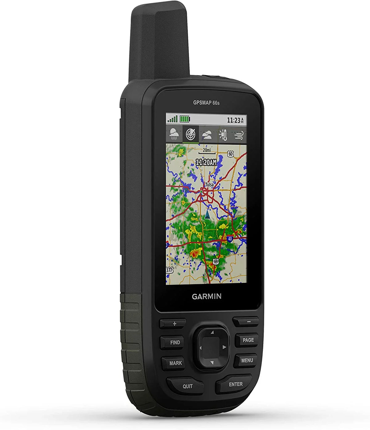 GPSMAP Garmin Handheld Bank Multisatellite Rugged Power with GPS 66s 3"