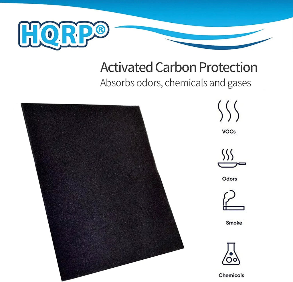 for 6-pack Replacement Purifiers AC500, Air Filter Carbon Activated HQRP AC350, fits Vornado MD1-0023 AC550 AC300,