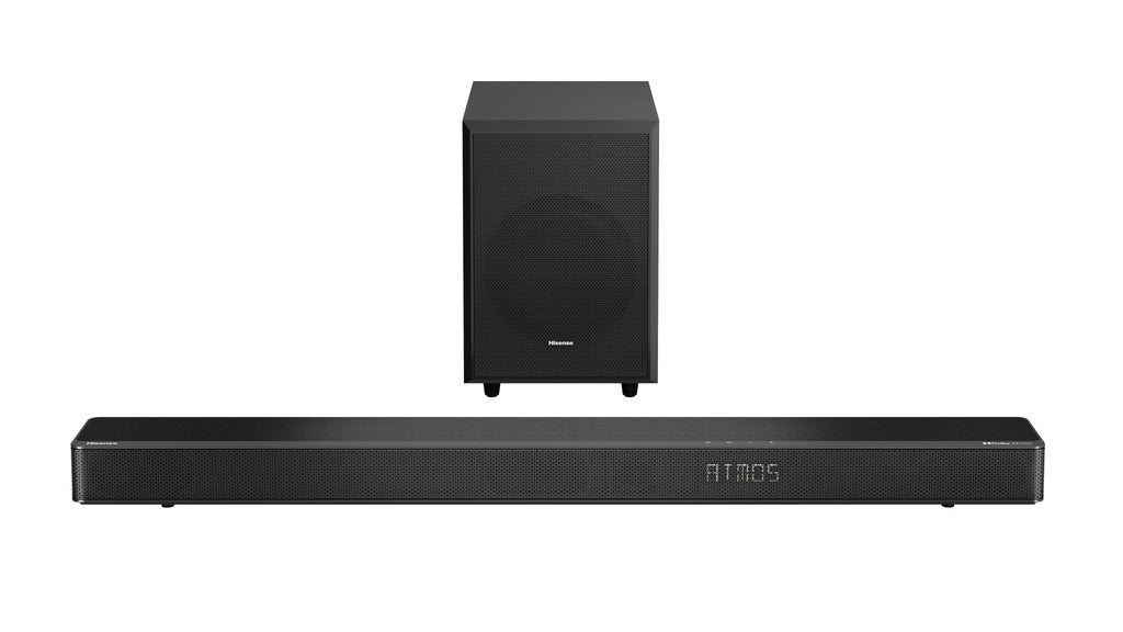 Restored Hisense with and 3.1.2 Atmos Dolby Subwoofer* (Refurbished) 360W (AX3120G) Ch Wireless Soundbar
