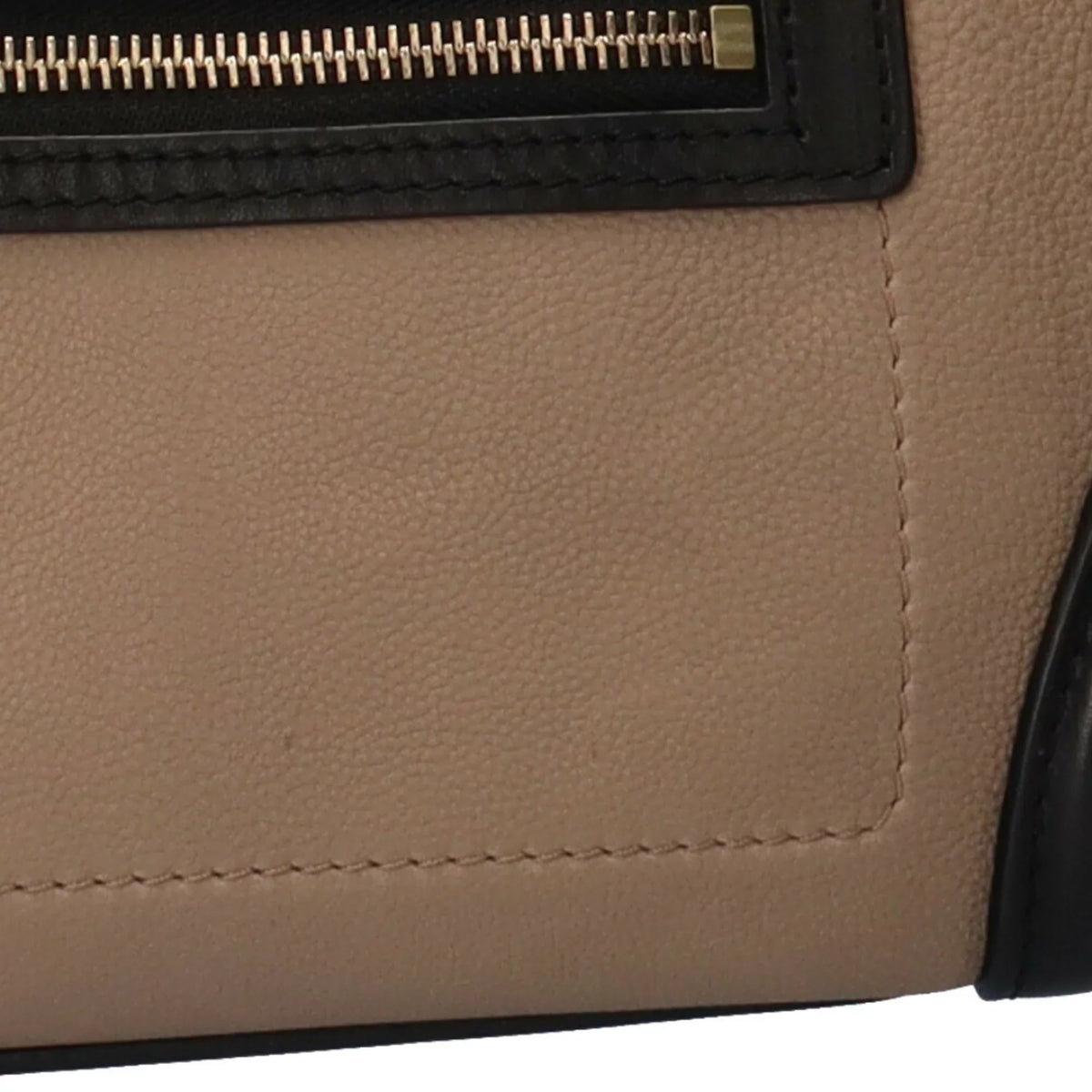 Luggage Celine Beige Micro (Good) Pre-Owned Handbag Leather Shopper Ladies