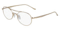 Oval Eyeglasses DO1001 Rim Gold Full Donna Karan