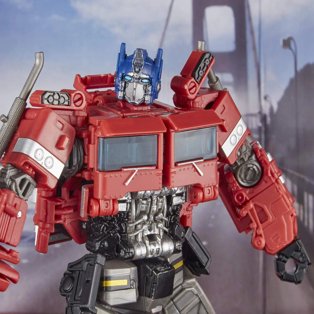 Action Class - Transformers 8 Series Optimus 38 and Movie Voyager Ages Toys Studio Up, Bumblebee Figure Prime 6.5-inch