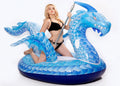 Feet Raft Floatie On Cool Giant Summer for Float) Adults Kids Inflatable Long Dragon Ride and Pool Float, Pool (Dragon Faster Float Lounge Pool Party with 9 Valve, DreambuilderToy Dragon Beach