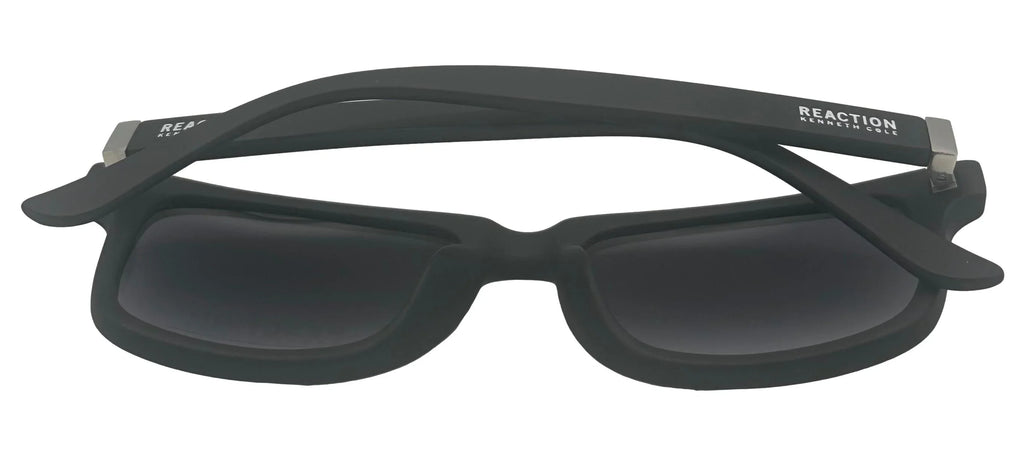 Cole 2B Reaction Black Rectangle Kenneth Matte KC1401 Sunglass Mens