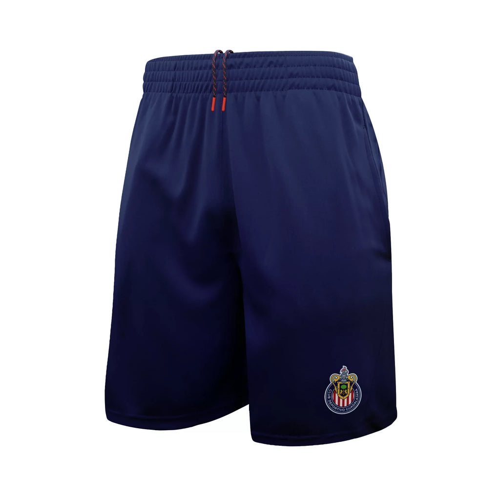 Icon Chivas Soccer Men's Poly Sports -02 Officially Small De Shorts Guadalajara