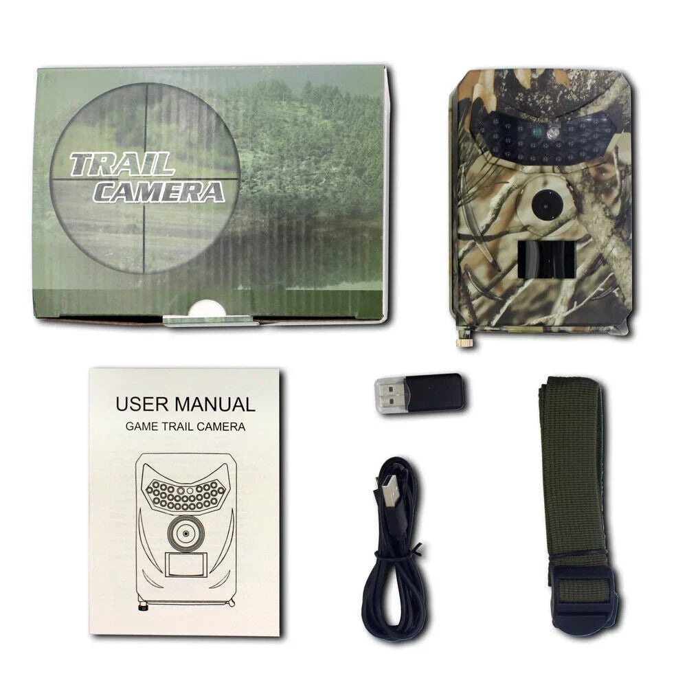 1080P, Wildlife Security, Hunting Included) Trail Card NOT Camera Monitor, Camera,DFITO Infrared Farm Waterproof Trail Wildlife (SD 12MP, Monitoring, Home Monitor, Hunting