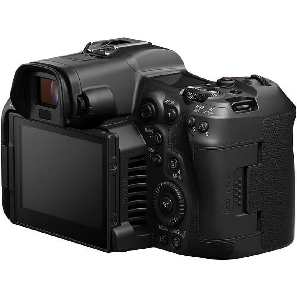 Software More EOS Canon Only) Cinema + Photo EF-EOS R Pro Camera C 4-Pack Accessories Adapter Microphone, Editing Bundle Like (Body High LED, and Mirrorless Mount and R5 Deluxe Power