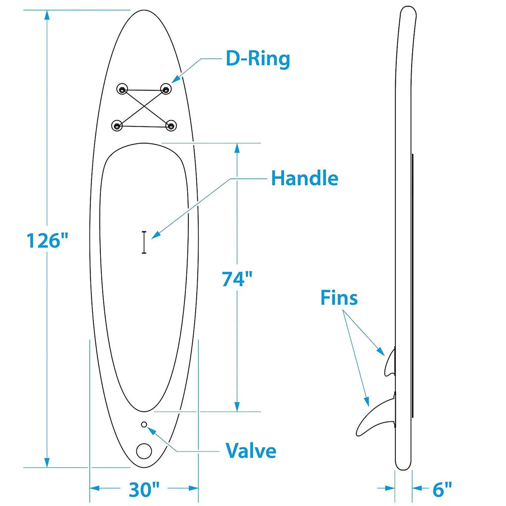 Paddle Stand-Up 86941 Kit Board Inflatable Seachoice