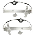 Car 2Pcs 1990-1994 Left/Right Window Lincoln Set Town Front For Regulator Power