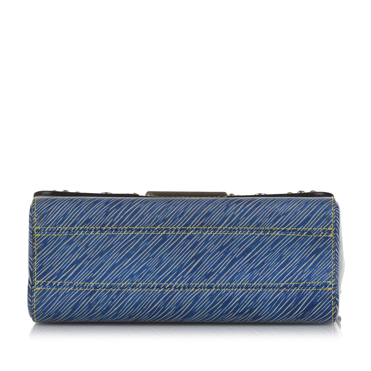 Epi Twist MM Bag Authenticated Blue Studded Crossbody Leather (Good) Louis Pre-Owned Vuitton Unisex