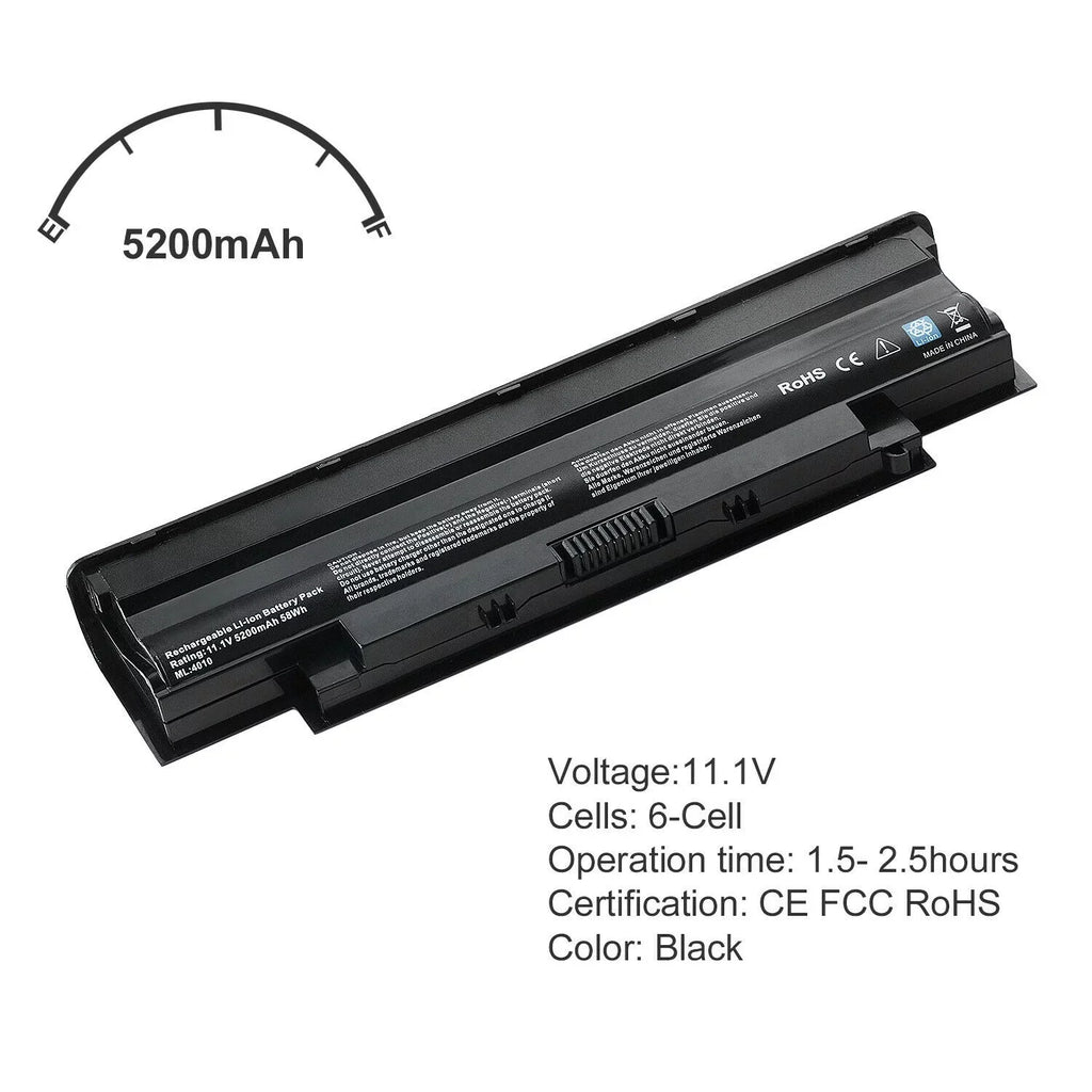for Battery 14r TKV2V 15r P/N: Inspiron 17r N5010 13r 3420 N5110 4T7JN 3520 Dell