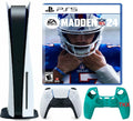with 24 Silicone | NFL Version Madden PlayStation_PS5 Newest 2023 Bundle Console Skin Controller Gaming Disc Cover
