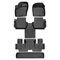 Set Cargo Behind 3 Mats & 2016-2021 SA0363-B0478-C0478-E0478 Floor 6 x Rows Transit x in. Liner Ford Connect, Row 48 32 Black for 3rd