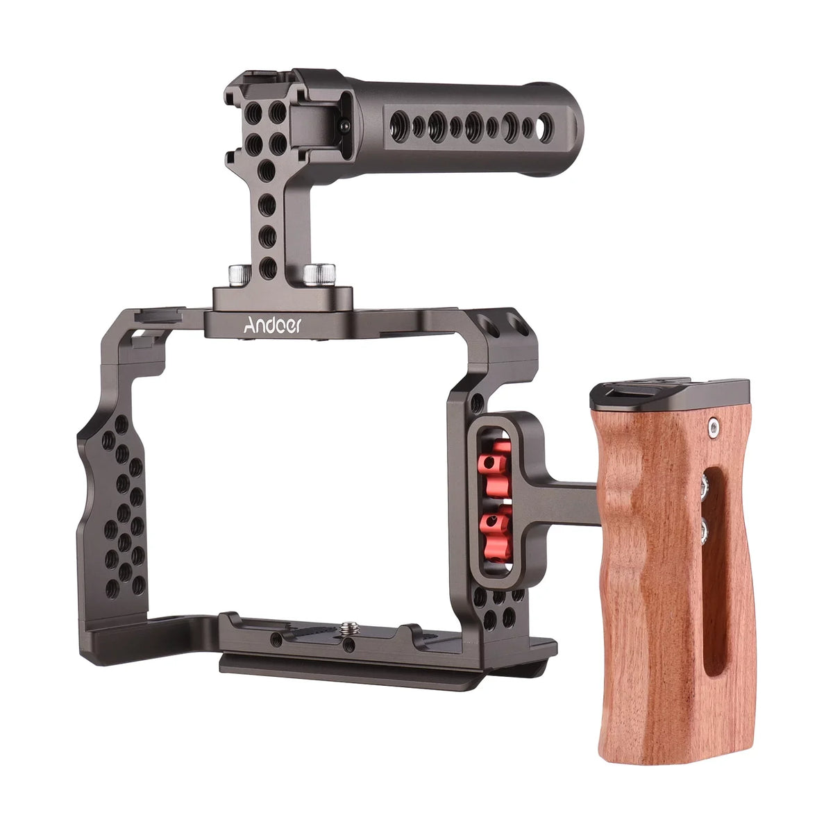 Sony A7 A7III A7R Cage Replacement III/ Video Kit for Grip with Handle Wooden 7299 Alloy II/ Aluminum Rig