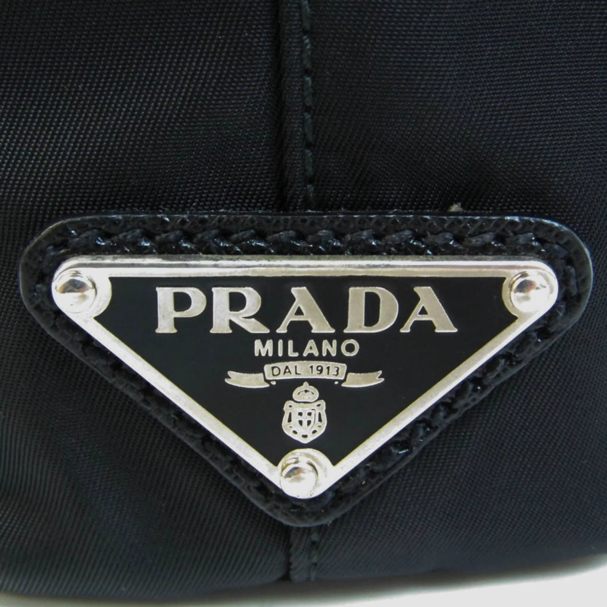 Shoulder Leather,Nylon Bag Prada Black Pre-Owned Women,Men (Good)