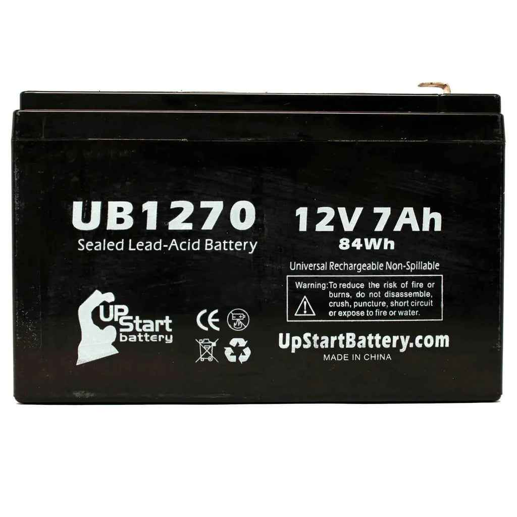 AGM, - 7000mAh, Battery Compatible - (12V, 2000 F1 Adapters F2 F1 to Lead Includes Acid UB1270 Pack Universal - 2x Replacement Sealed SURT2000XLI Battery SMART-UPS 4 Terminal, APC 7Ah, SLA) Terminal