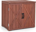 Storage Easy x 30" & Wooden for 28.5" Assembly, Garden Countertop, Space Inner Cabinet Porch, Deck Box (Brown) x Storage Storage Box, Tool Outdoor 22" W/Spacious 30" Backyard