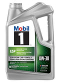 Synthetic 1 0W-30, Quart 5 Full Mobil ESP Motor Oil